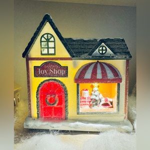 Target Bullseye Christmas Santa’s Toy Shop 2023 Light Up LED Village - BNWT